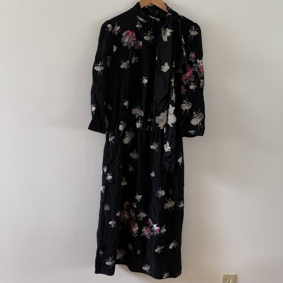 Marc Jacobs Ballerina & Floral Tie Collar Dress - Picture 4 of 16